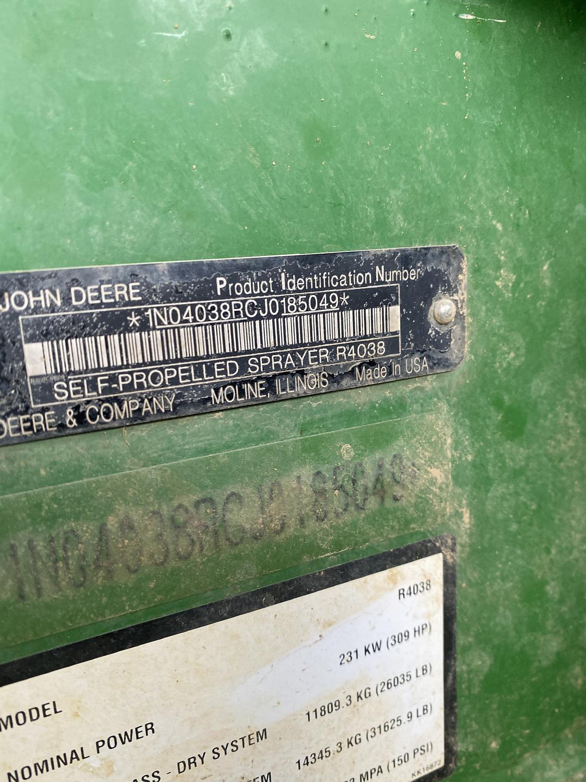 Main image John Deere R4038 8