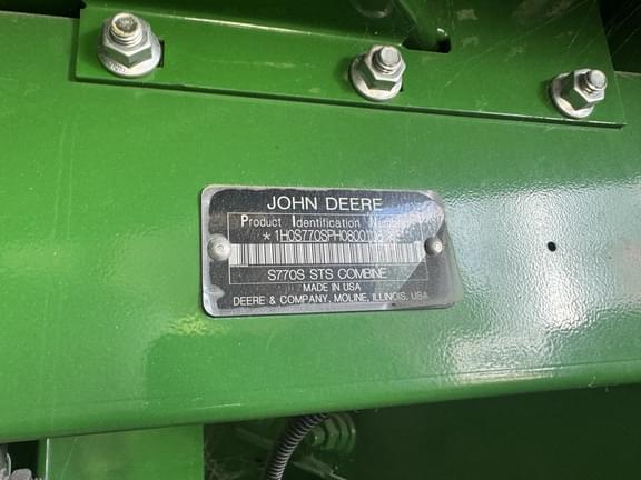 Image of John Deere S770 equipment image 3