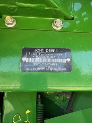 Image of John Deere S770 equipment image 3