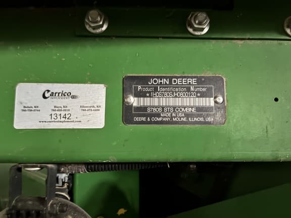 Image of John Deere S780 Primary image