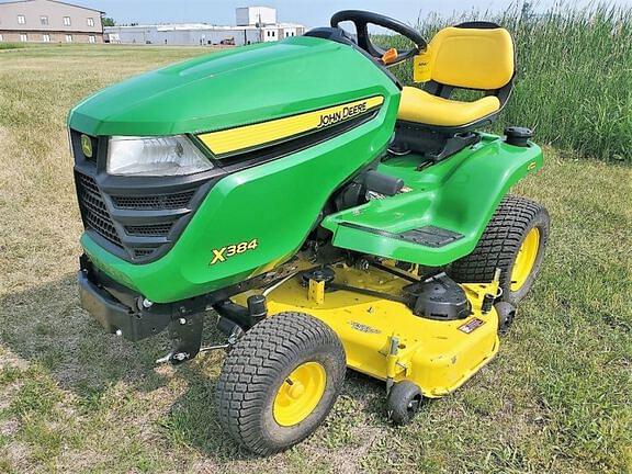 John deere x384 riding lawn online mower