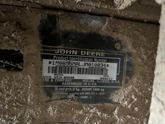 Image of John Deere Gator XUV 855M equipment image 1