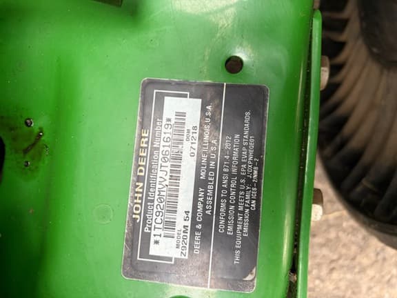 Image of John Deere Z920M equipment image 2