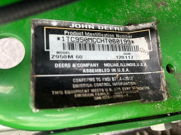 Image of John Deere Z950M equipment image 4