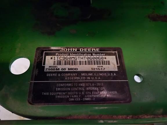 Image of John Deere Z960M equipment image 2