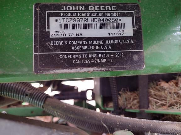 Image of John Deere Z997R equipment image 4