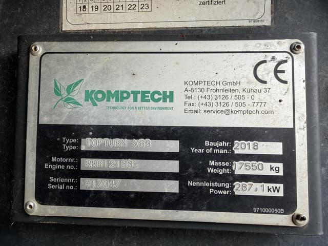 Image of Komptech Topturn X63 equipment image 4