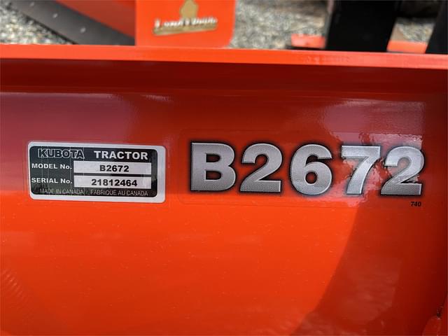 Image of Kubota B2672 equipment image 4