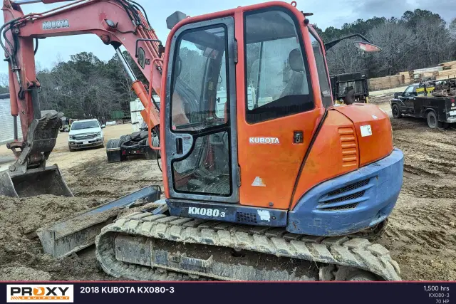 Image of Kubota KX080-3 equipment image 2