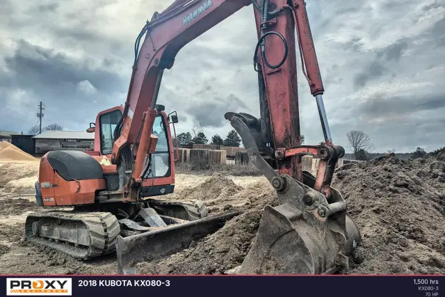Image of Kubota KX080-3 equipment image 1