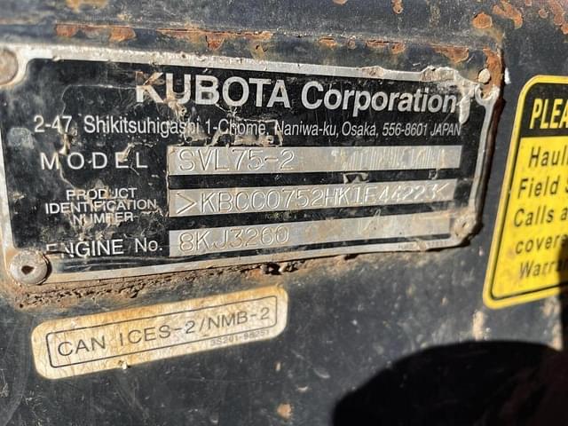 Image of Kubota SVL75 equipment image 4