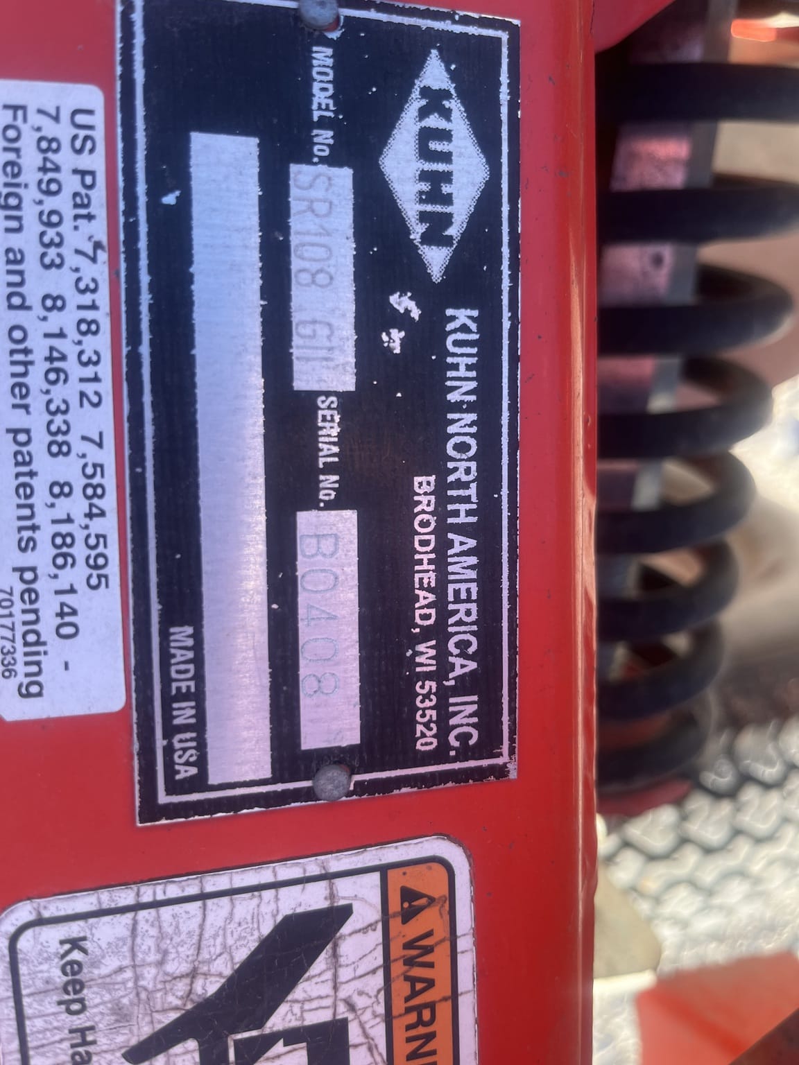 2018 Kuhn SR108 Equipment Image0