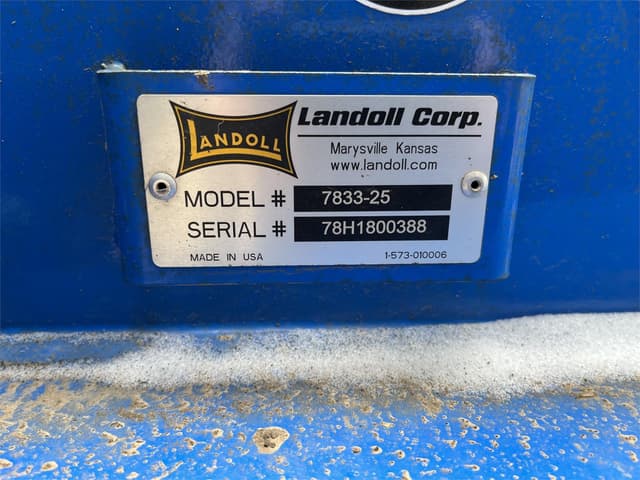 Image of Landoll 7833-25 equipment image 4
