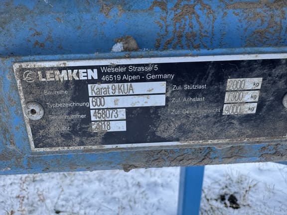 Image of Lemken Karat 9/600 KUA equipment image 1
