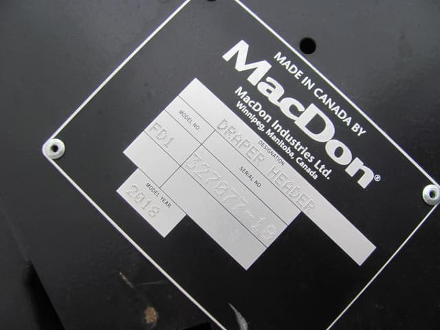 Image of MacDon FD140 equipment image 1