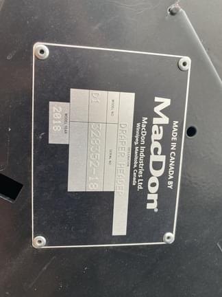 Image of MacDon FD140 equipment image 1