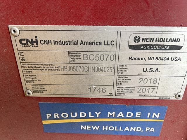 Image of New Holland BC5070 equipment image 3