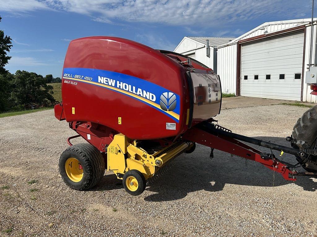 Image of New Holland RB450 Bale Slice Primary image