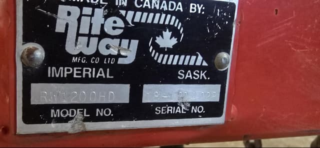 Image of Rite Way RW1200 equipment image 3