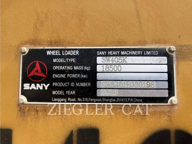 Image of SANY SW405K equipment image 2