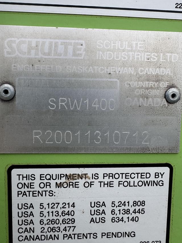 Image of Schulte SRW1400 equipment image 1