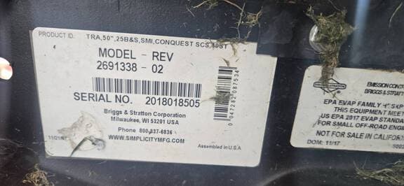 Image of Simplicity Conquest equipment image 3