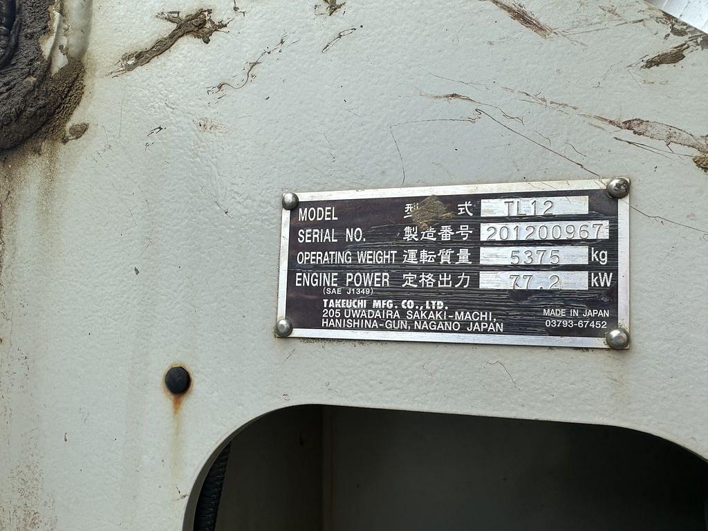 Image of Takeuchi TL12 Image 1
