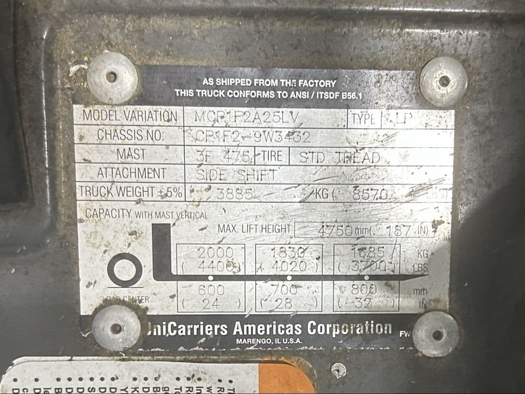 Image of Unicarriers CF50 Image 1