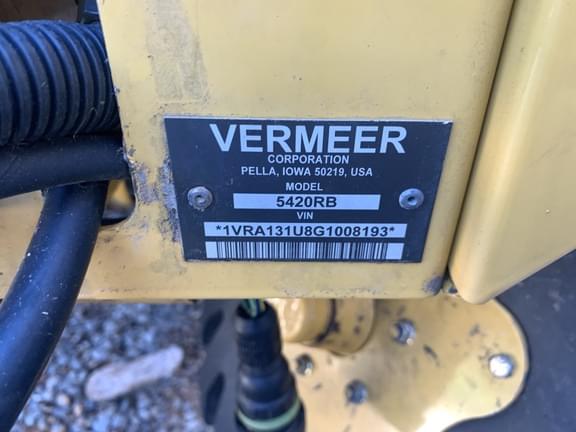 Image of Vermeer Rebel 5420 equipment image 4