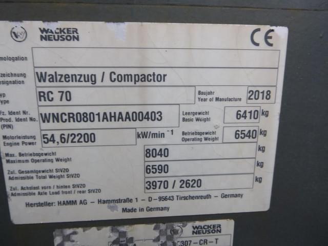 Image of Wacker Neuson RC70 equipment image 4