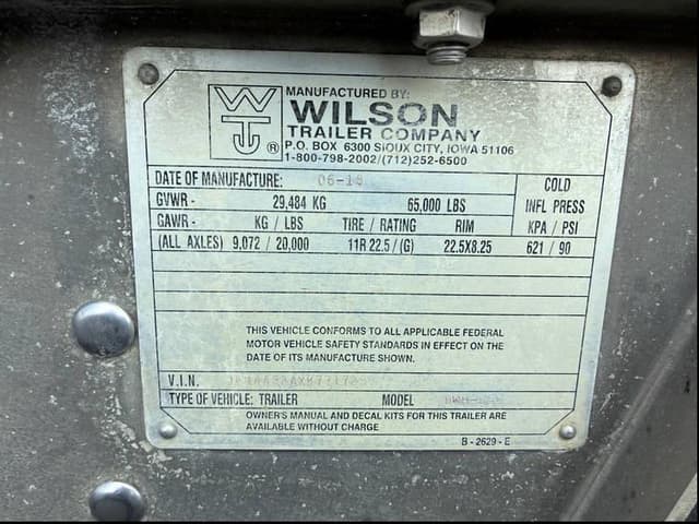 Image of Wilson DWH-650 equipment image 1