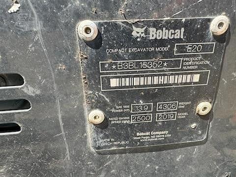 Image of Bobcat E20 equipment image 4