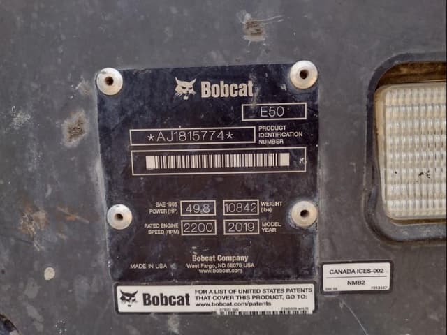 Image of Bobcat E50 equipment image 4