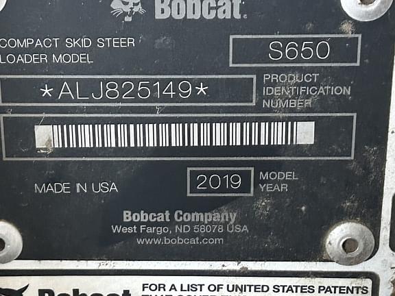 Image of Bobcat S650 equipment image 1