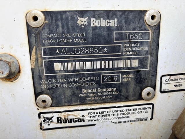 Image of Bobcat T650 equipment image 3