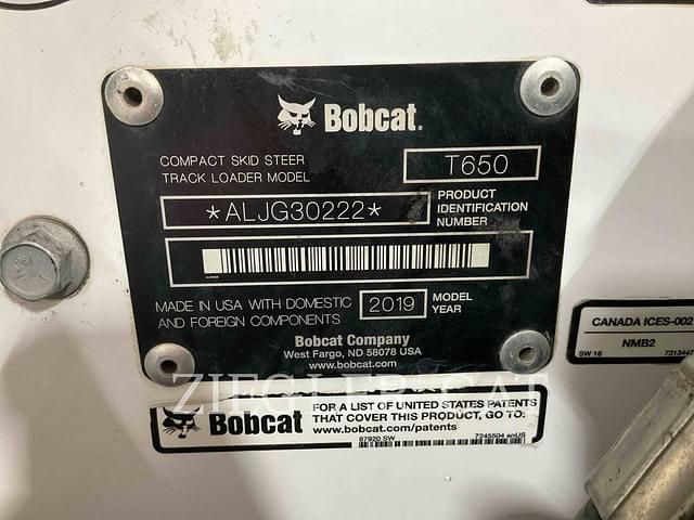 Image of Bobcat T650 equipment image 2