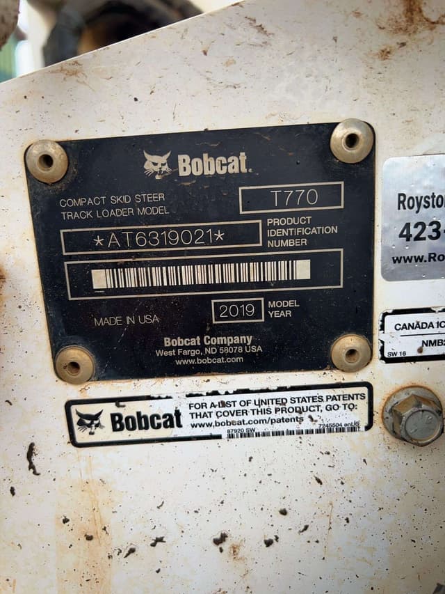 Image of Bobcat T770 equipment image 1