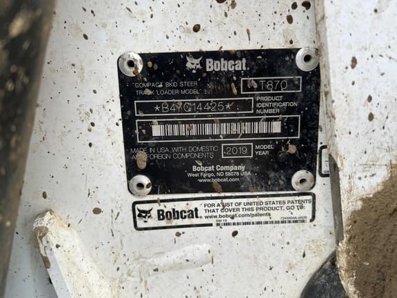 Image of Bobcat T870 equipment image 1