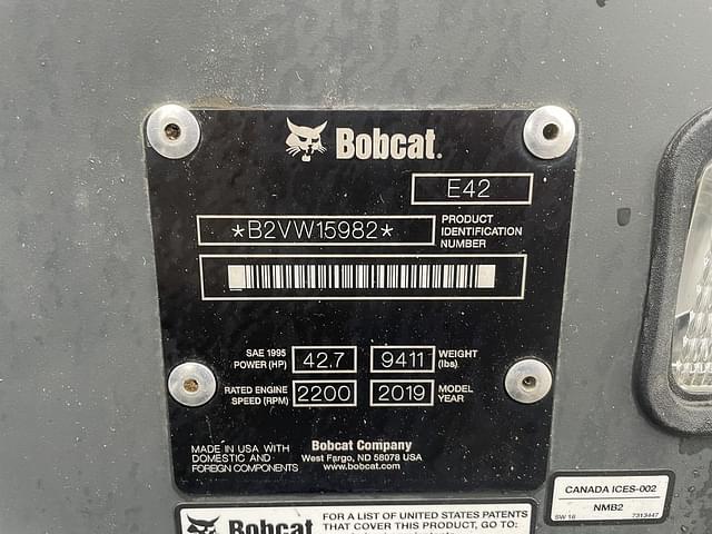 Image of Bobcat E42 equipment image 2