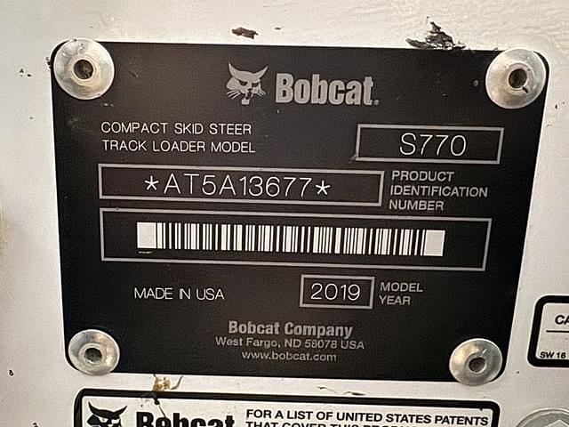 Image of Bobcat S770 equipment image 1