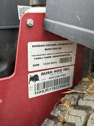 Image of Bush Hog HDC2361 equipment image 1