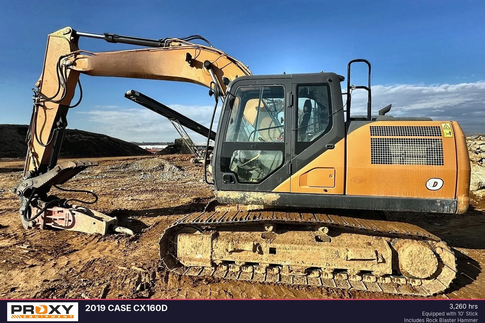 2019 Case CX160D Equipment Image0