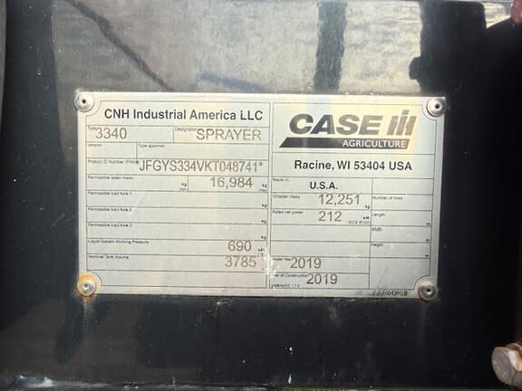 Image of Case IH Patriot 3340 equipment image 2