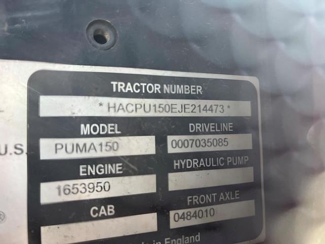 Image of Case IH Puma 150 CVT equipment image 1