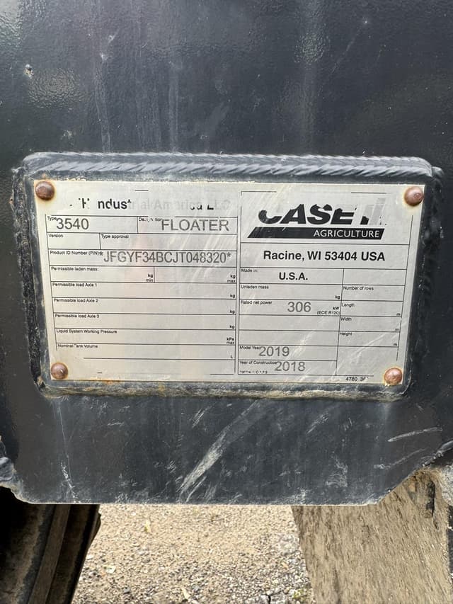 Image of Case IH Titan 3540 equipment image 4