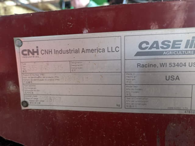 Image of Case IH 335VT equipment image 2
