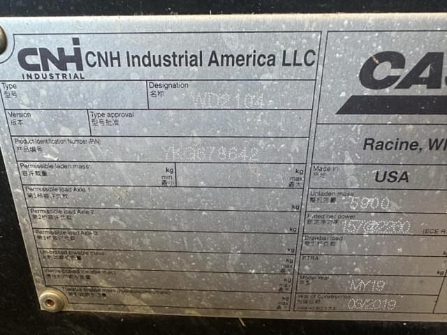 Image of Case IH WD2104 equipment image 4