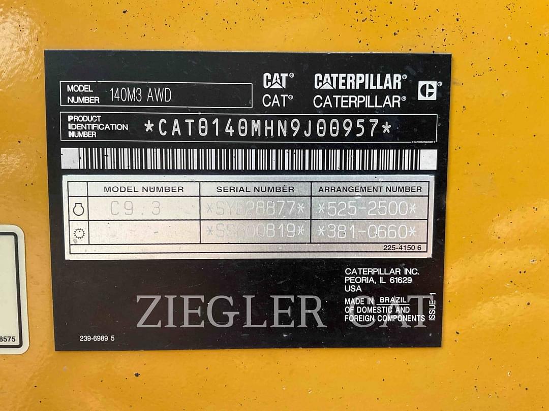 Image of Caterpillar 140M3AWD Primary image