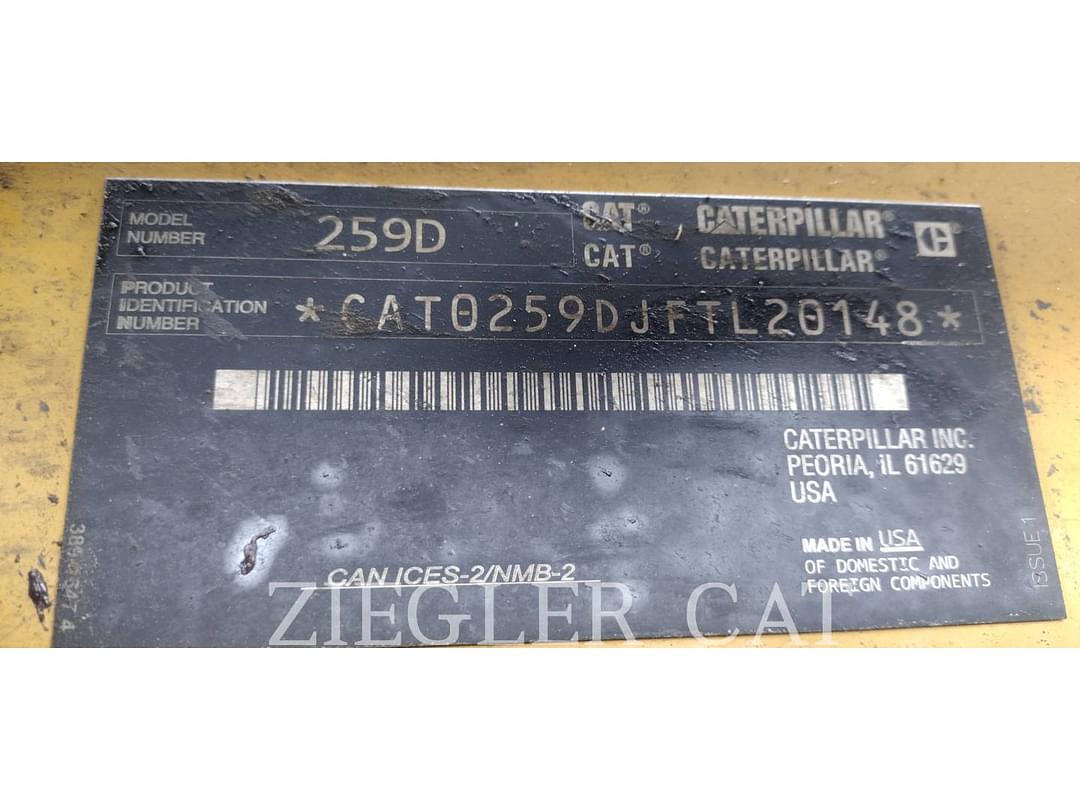 Image of Caterpillar 259D Primary image