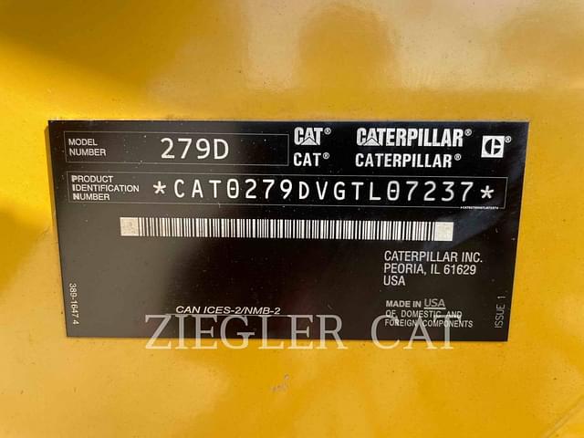 Image of Caterpillar 279D equipment image 3